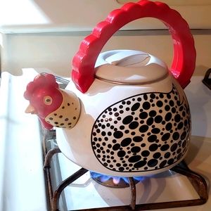 Vintage Rooster Tea Kettle